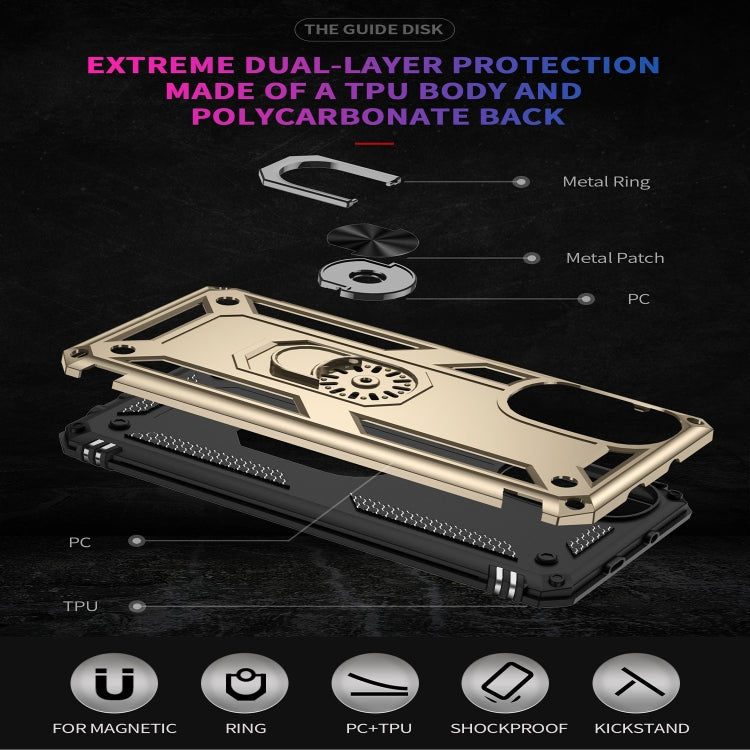 For Motorola Moto G52 Shockproof TPU + PC Holder Phone Case