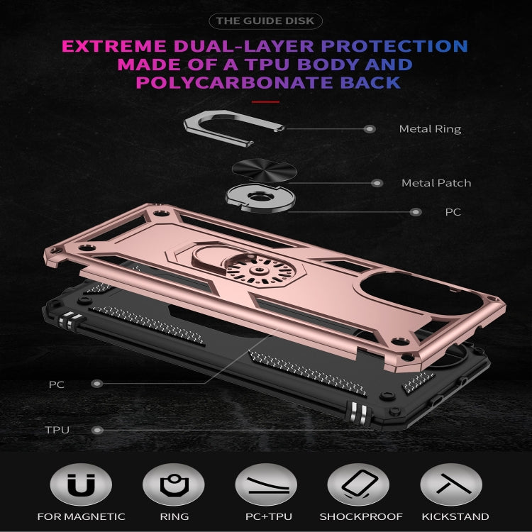 For Motorola Moto G52 Shockproof TPU + PC Holder Phone Case