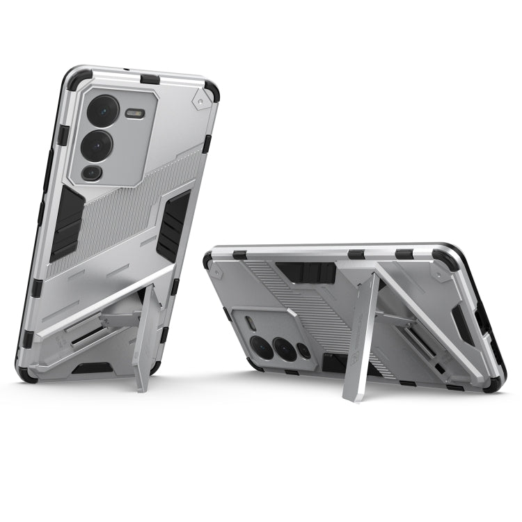 For vivo S15 Punk Armor PC + TPU Phone Case with Holder