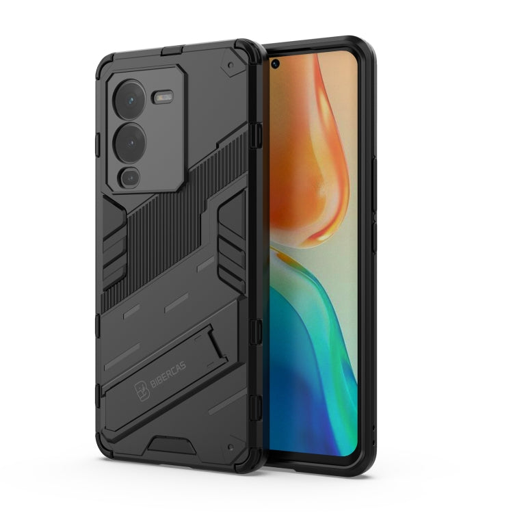 For vivo S15 Pro Punk Armor PC + TPU Phone Case with Holder