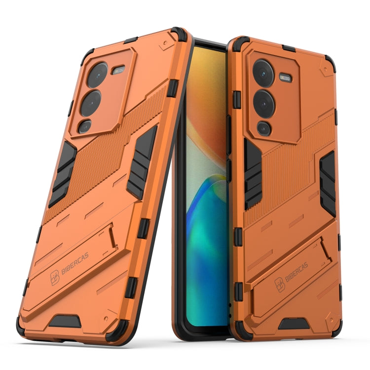 For vivo S15 Pro Punk Armor PC + TPU Phone Case with Holder