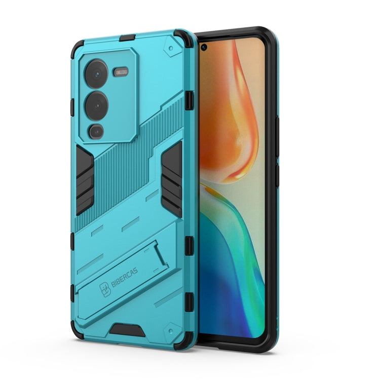For vivo S15 Pro Punk Armor PC + TPU Phone Case with Holder