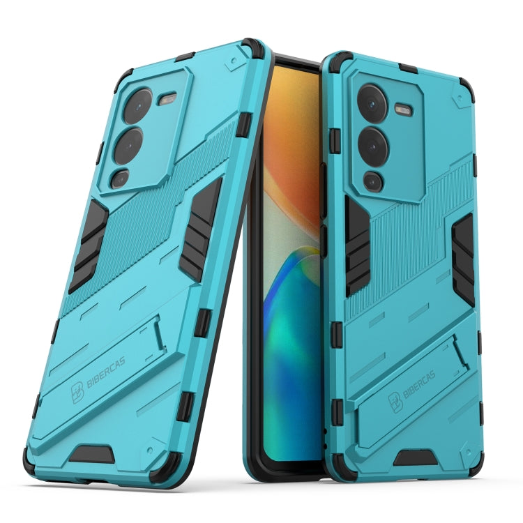 For vivo S15 Pro Punk Armor PC + TPU Phone Case with Holder