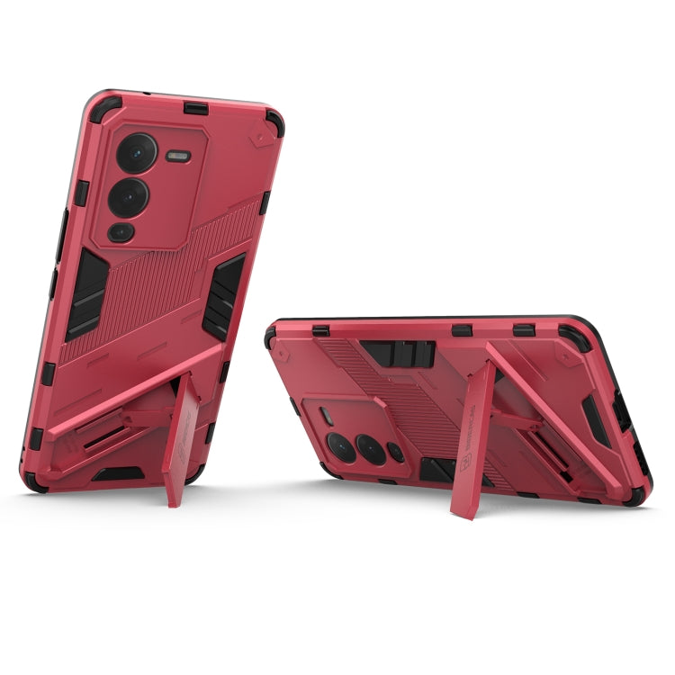For vivo S15 Pro Punk Armor PC + TPU Phone Case with Holder
