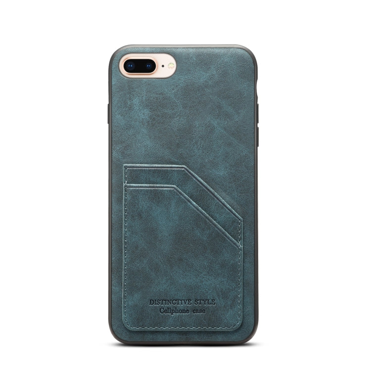 Card Slots Full Coverage PU+TPU Phone Case For iPhone 8 Plus / 7 Plus