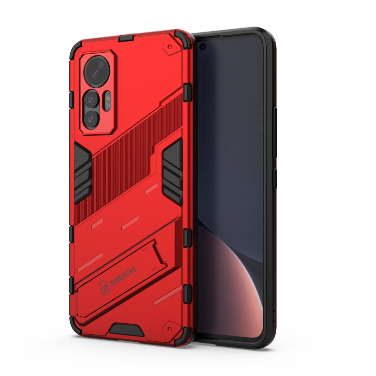 For Xiaomi 12 Lite Punk Armor PC + TPU Phone Case with Holder