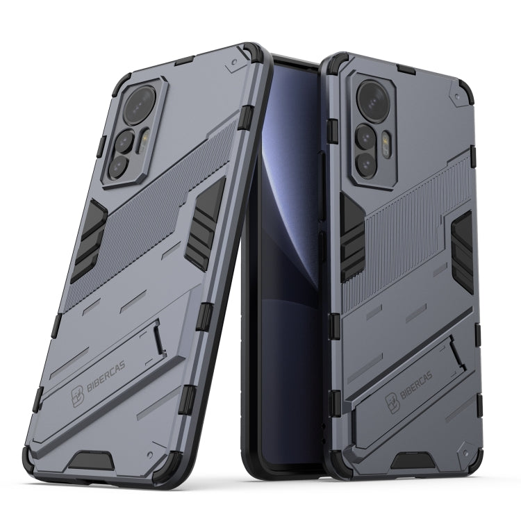 For Xiaomi 12 Lite Punk Armor PC + TPU Phone Case with Holder