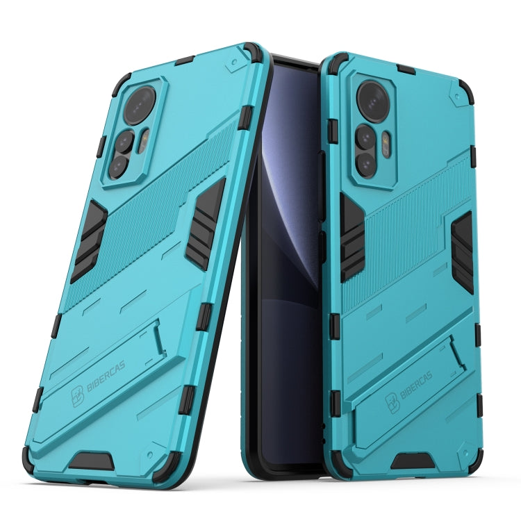 For Xiaomi 12 Lite Punk Armor PC + TPU Phone Case with Holder