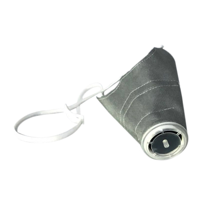 Breathable Dustproof Mask Pet Dog Mouth Air Filtration Mask, Size: 30cm x 11cm(Grey)