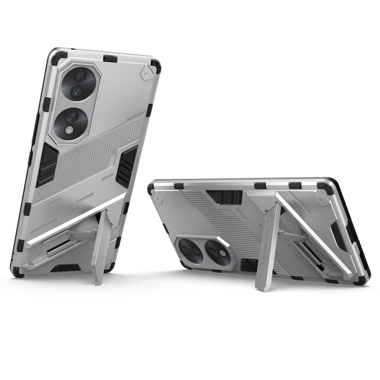 For Honor 70 Punk Armor 2 in 1 PC + TPU Shockproof Case with Invisible Holder
