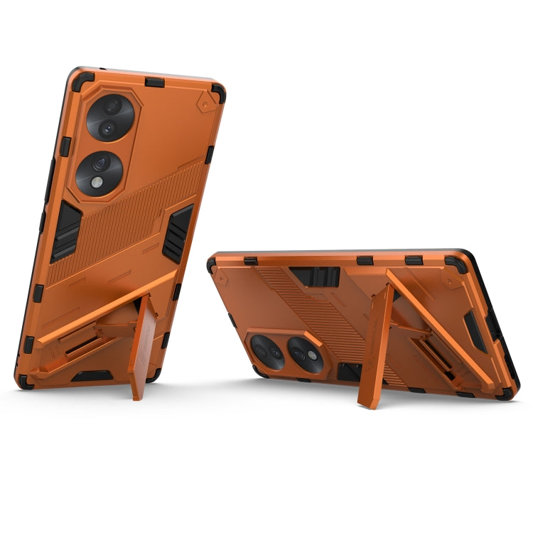 For Honor 70 Punk Armor 2 in 1 PC + TPU Shockproof Case with Invisible Holder