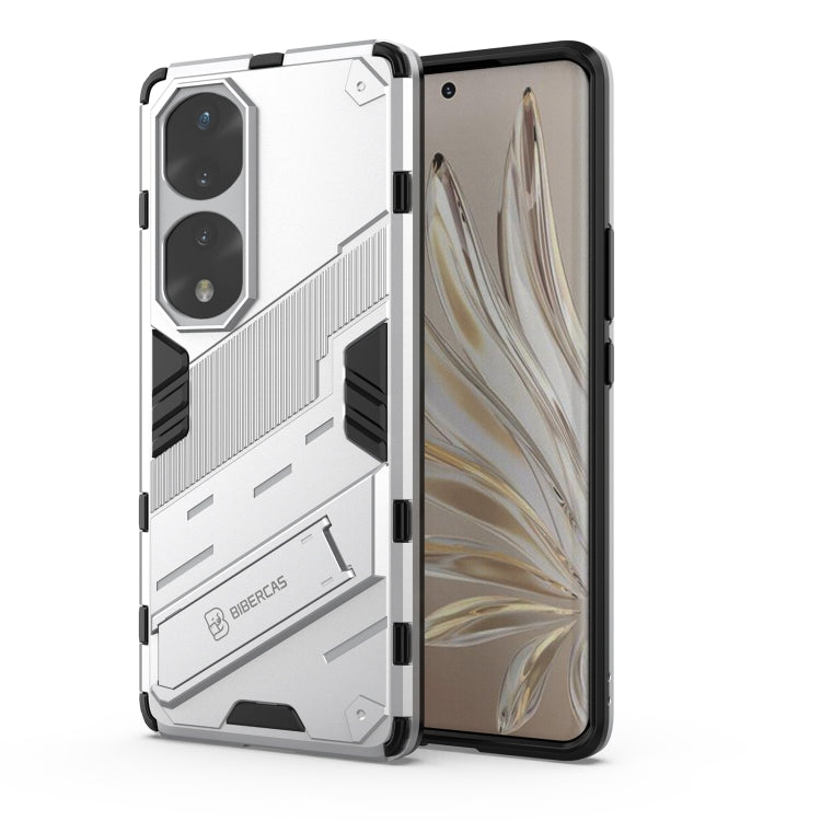 For Honor 70 Pro Punk Armor 2 in 1 PC + TPU Shockproof Case with Invisible Holder