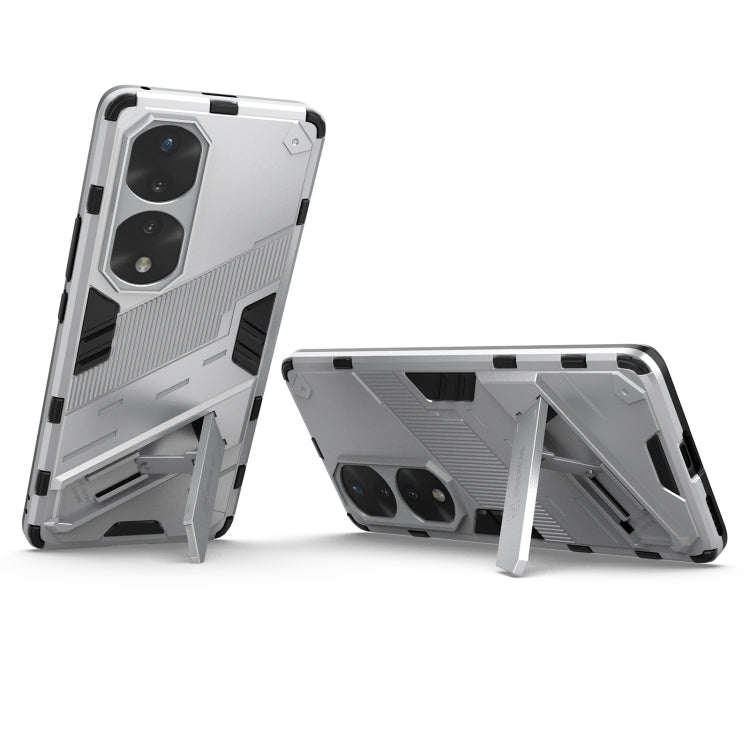 For Honor 70 Pro Punk Armor 2 in 1 PC + TPU Shockproof Case with Invisible Holder