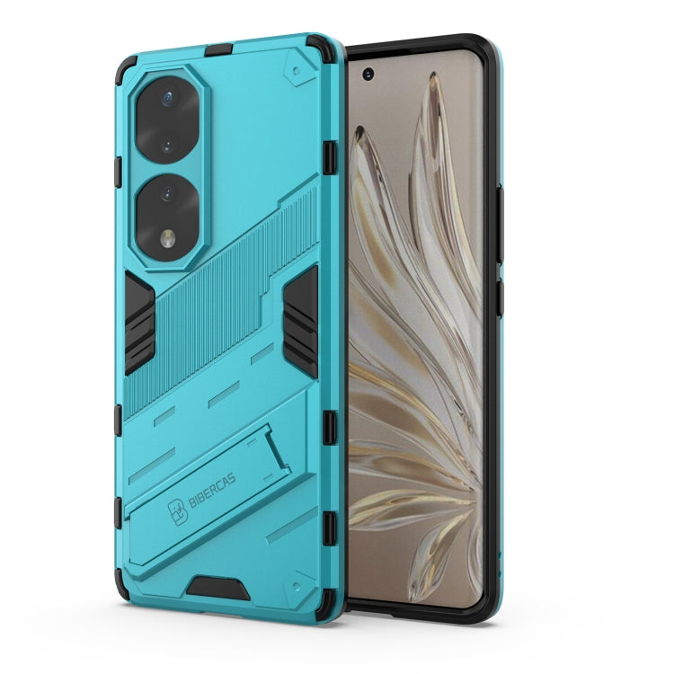 For Honor 70 Pro Punk Armor 2 in 1 PC + TPU Shockproof Case with Invisible Holder