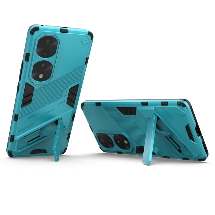 For Honor 70 Pro Punk Armor 2 in 1 PC + TPU Shockproof Case with Invisible Holder