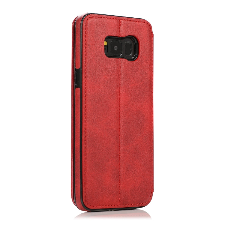 For Samsung Galaxy S8 Card Slots Flip Leather Phone Case