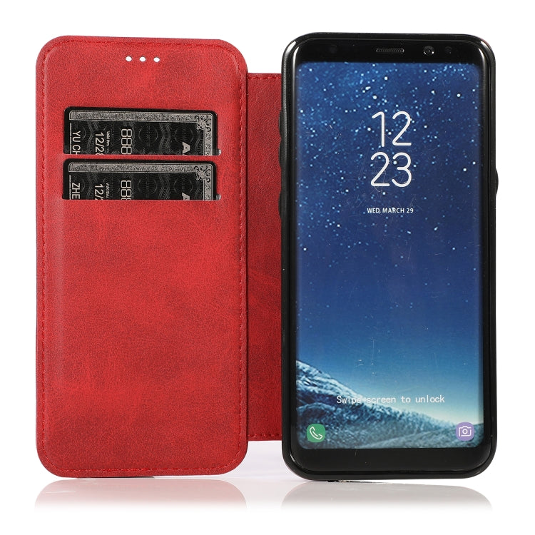 For Samsung Galaxy S8 Card Slots Flip Leather Phone Case