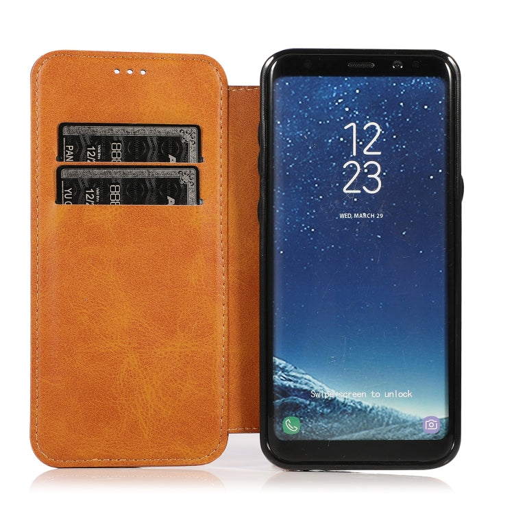 For Samsung Galaxy S8+ Card Slots Flip Leather Phone Case