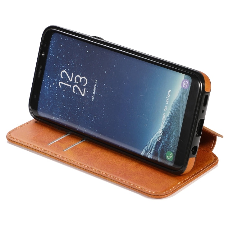 For Samsung Galaxy S8+ Card Slots Flip Leather Phone Case