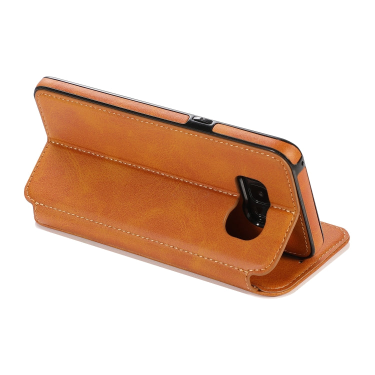 For Samsung Galaxy S8+ Card Slots Flip Leather Phone Case