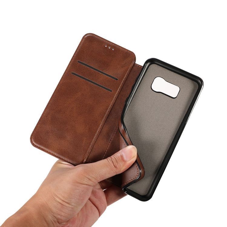 For Samsung Galaxy S8+ Card Slots Flip Leather Phone Case