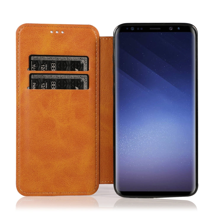 For Samsung Galaxy S9+ Card Slots Flip Leather Phone Case