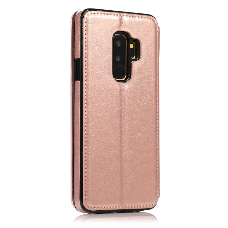 For Samsung Galaxy S9+ Card Slots Flip Leather Phone Case