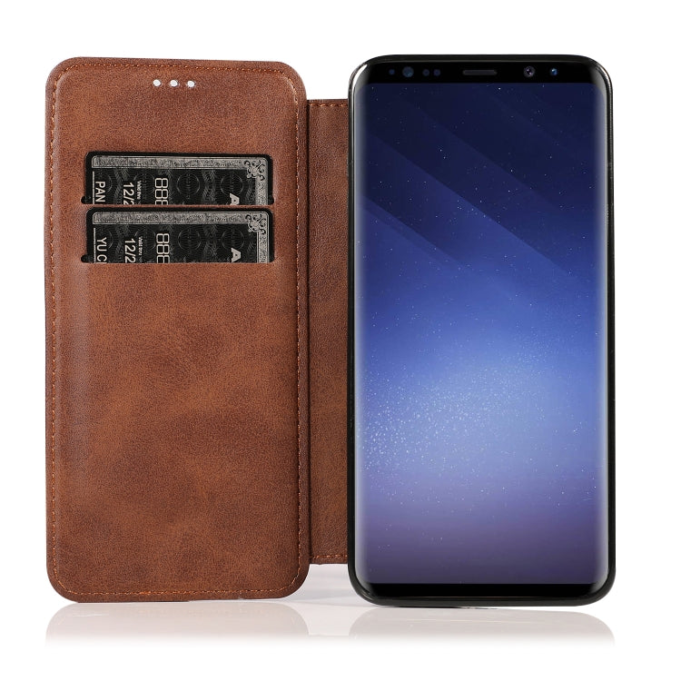 For Samsung Galaxy S9+ Card Slots Flip Leather Phone Case