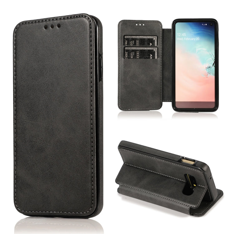 For Samsung Galaxy S10e Card Slots Flip Leather Phone Case