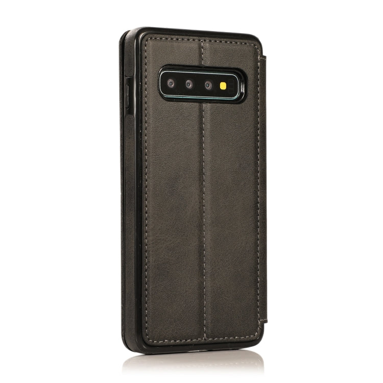 For Samsung Galaxy S10+ Card Slots Flip Leather Phone Case