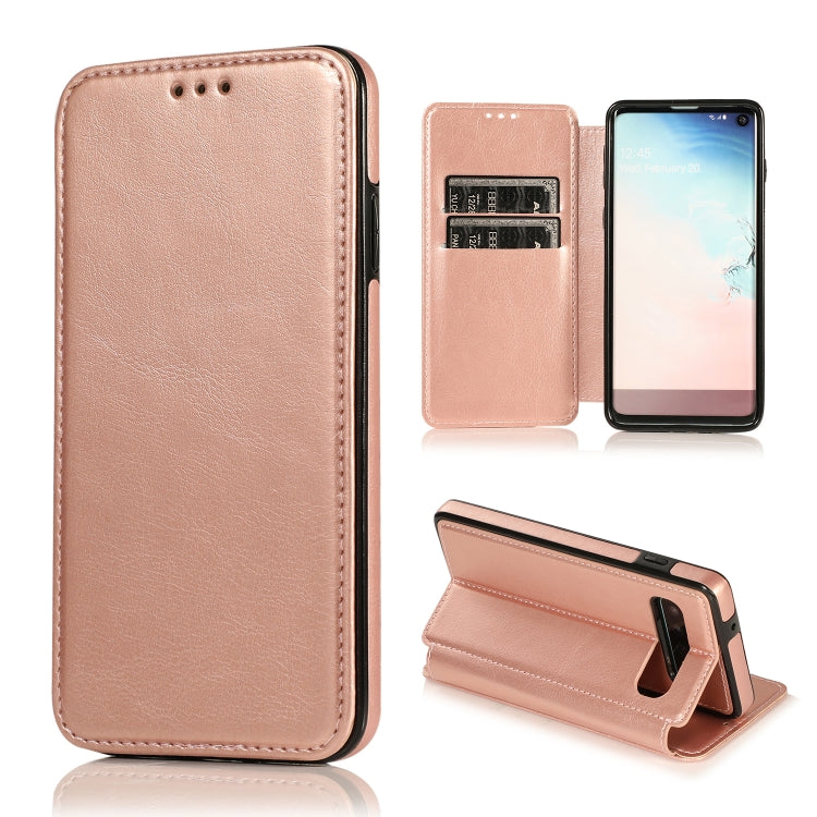 For Samsung Galaxy S10+ Card Slots Flip Leather Phone Case