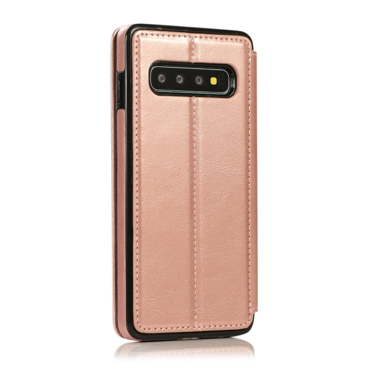 For Samsung Galaxy S10+ Card Slots Flip Leather Phone Case