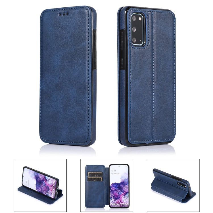 For Samsung Galaxy S20 5G Card Slots Flip Leather Phone Case