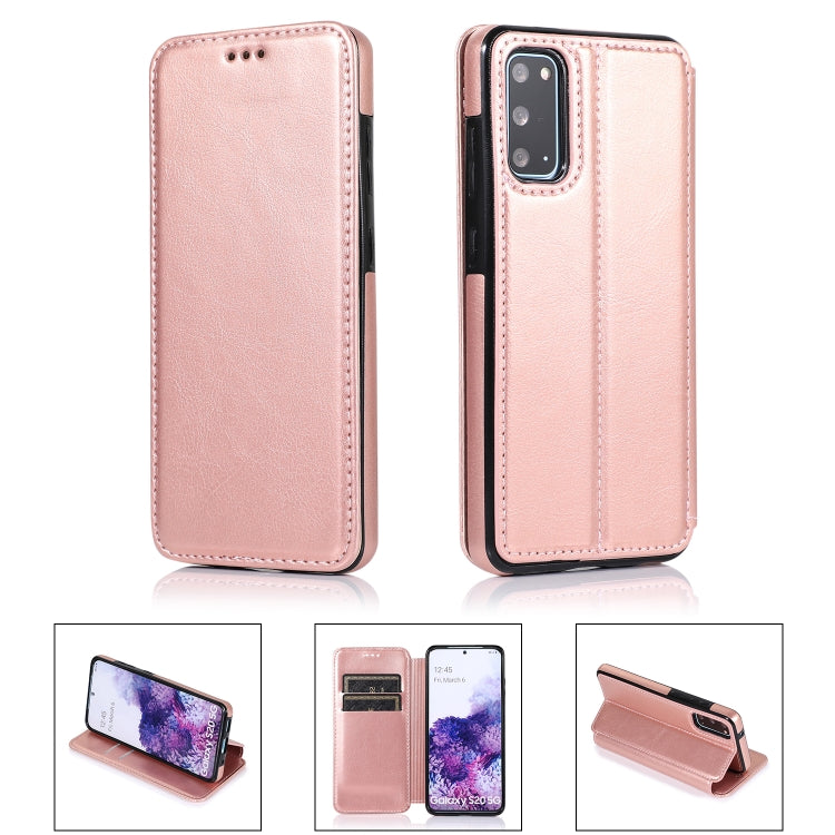 For Samsung Galaxy S20 5G Card Slots Flip Leather Phone Case