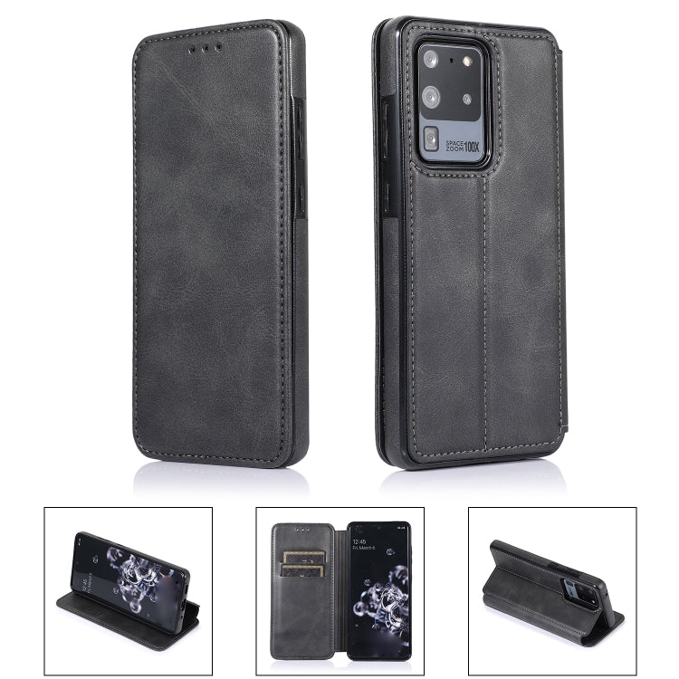 For Samsung Galaxy S20 Ultra 5G Card Slots Flip Leather Phone Case