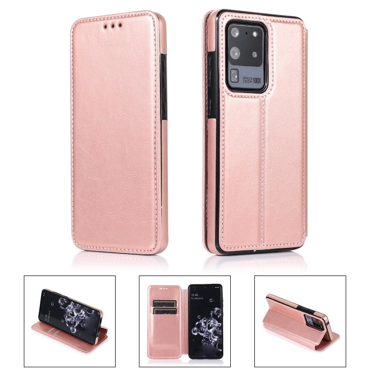 For Samsung Galaxy S20 Ultra 5G Card Slots Flip Leather Phone Case