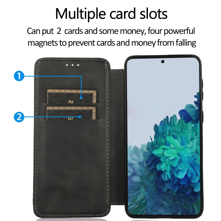 For Samsung Galaxy S21 5G Card Slots Flip Leather Phone Case