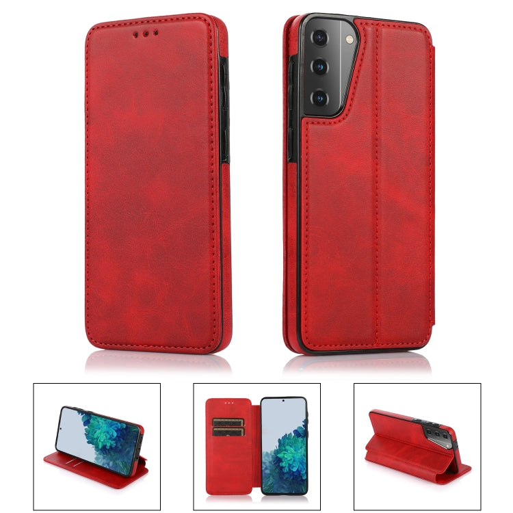For Samsung Galaxy S21 5G Card Slots Flip Leather Phone Case