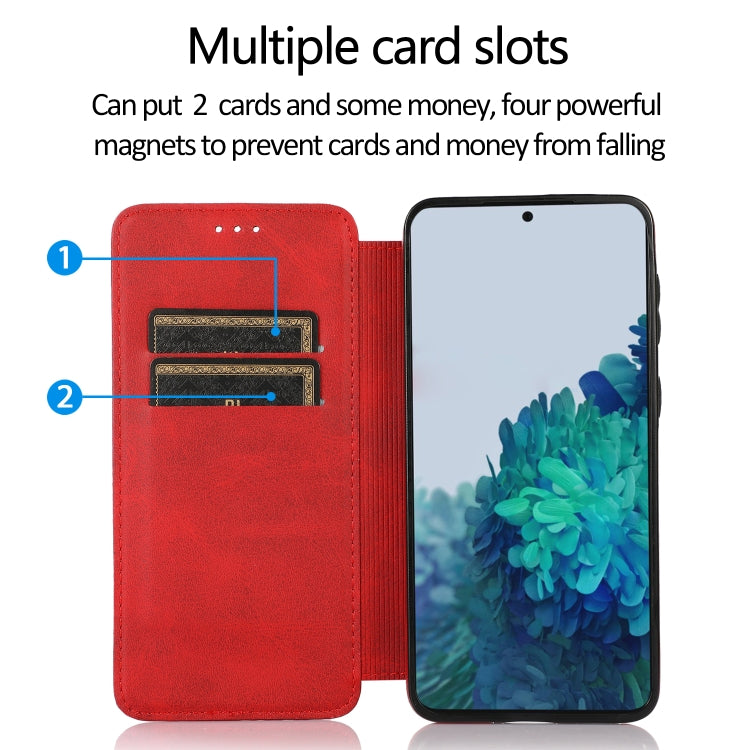 For Samsung Galaxy S21 5G Card Slots Flip Leather Phone Case