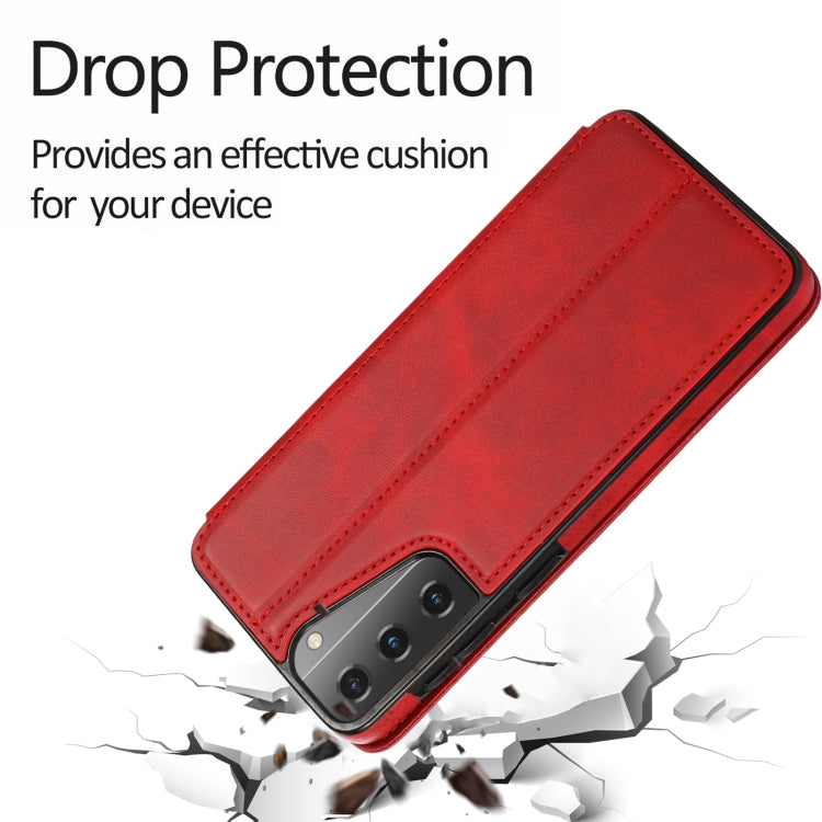 For Samsung Galaxy S21 5G Card Slots Flip Leather Phone Case