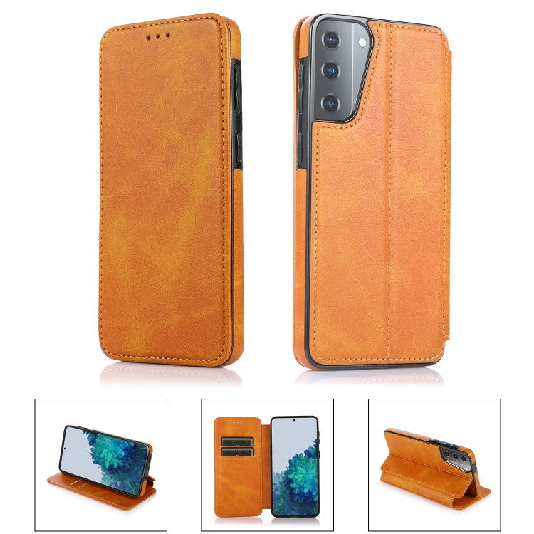 For Samsung Galaxy S21 5G Card Slots Flip Leather Phone Case