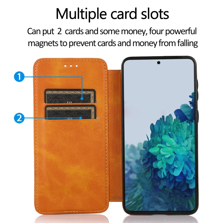 For Samsung Galaxy S21 5G Card Slots Flip Leather Phone Case