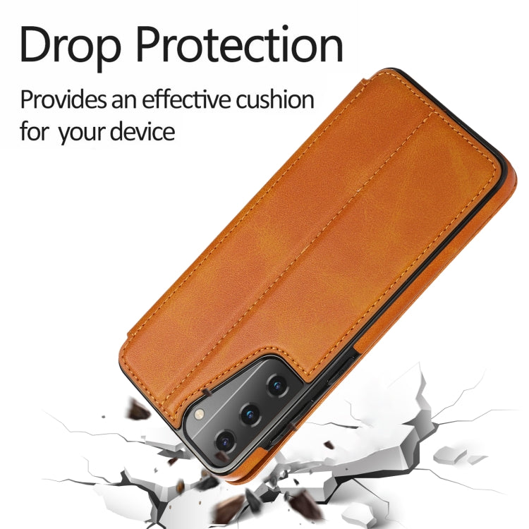 For Samsung Galaxy S21 5G Card Slots Flip Leather Phone Case