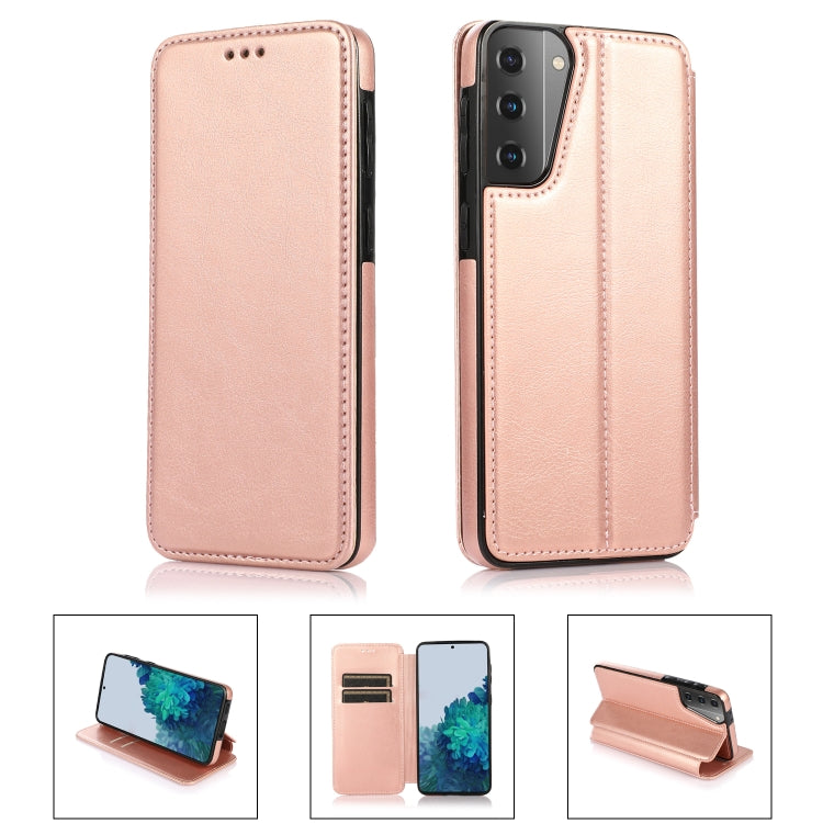 For Samsung Galaxy S21 5G Card Slots Flip Leather Phone Case