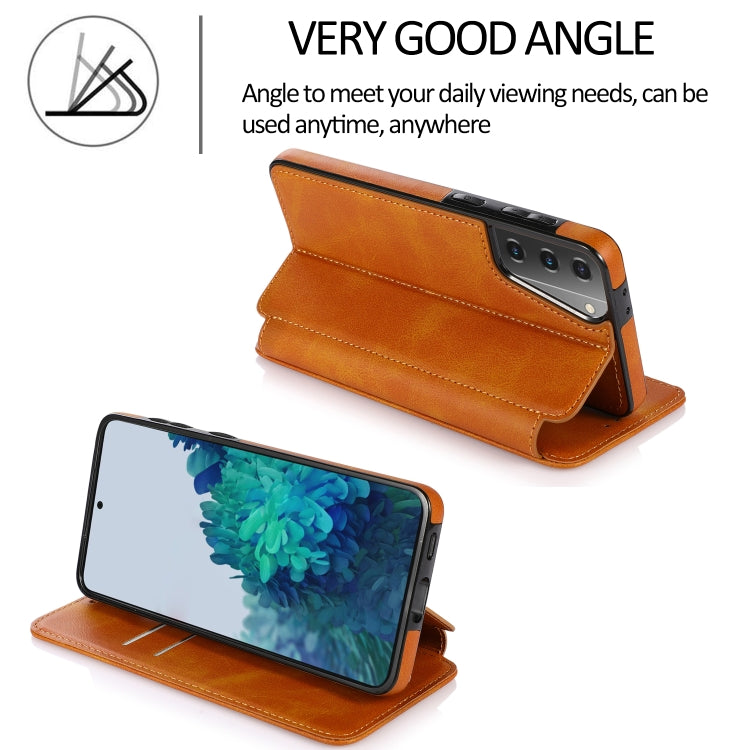 For Samsung Galaxy S21+ 5G Card Slots Flip Leather Phone Case