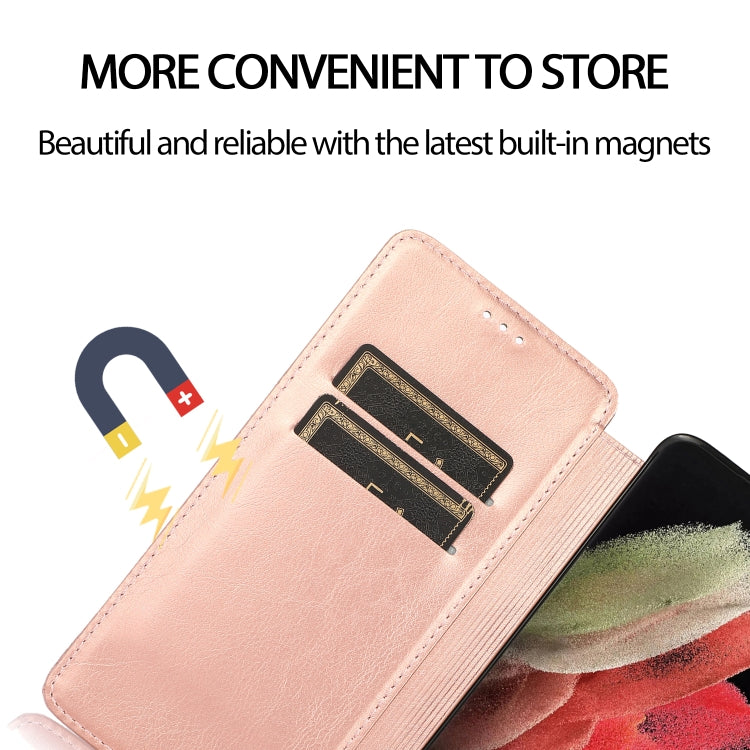 For Samsung Galaxy S21 Ultra 5G Card Slots Flip Leather Phone Case