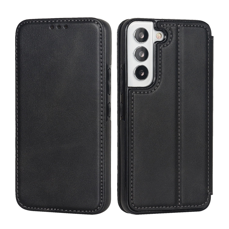 For Samsung Galaxy S22 5G Card Slots Flip Leather Phone Case