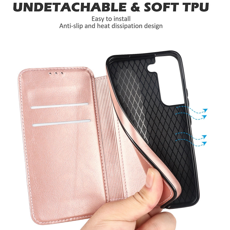 For Samsung Galaxy S22 5G Card Slots Flip Leather Phone Case