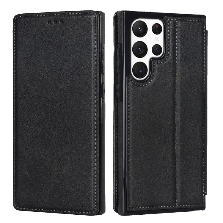 For Samsung Galaxy S22 Ultra  5G Card Slots Flip Leather Phone Case