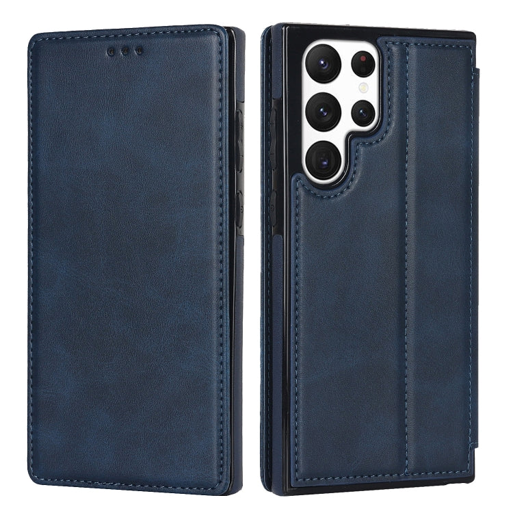 For Samsung Galaxy S22 Ultra  5G Card Slots Flip Leather Phone Case